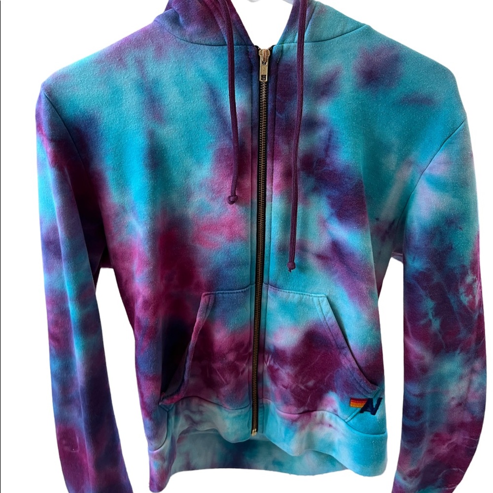 AVIATOR NATION TIE DYE TURQUOISE
